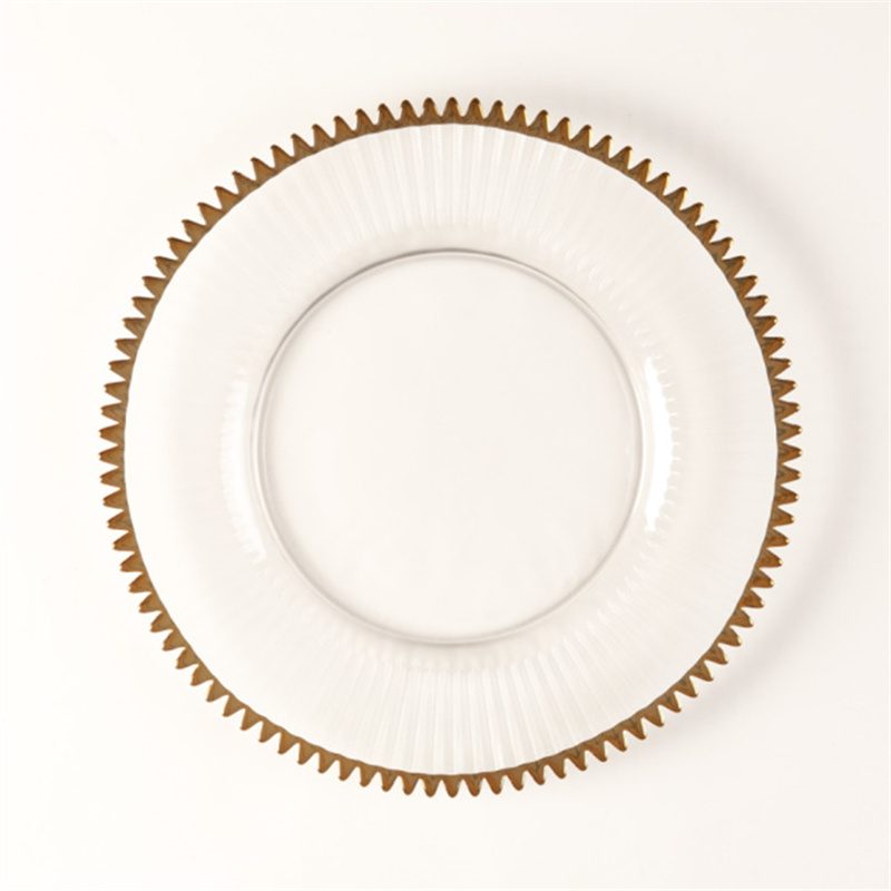 Wholesale Glass Charger Plate PZ-026 - Image 2